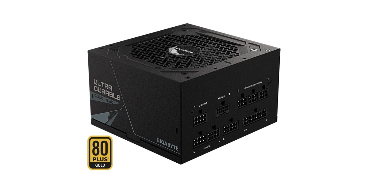 GIGABYTEGP-UD1000GM PG5 rev.2.0 modulaire 1000 watt voeding   (Zwart, 4x PCIe)