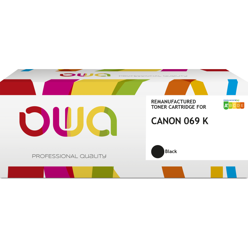 Toner remanufacturé OWA - standard - Noir - pour CANON 069