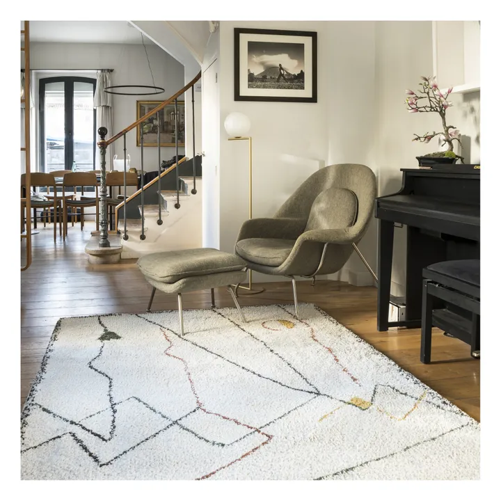 Edito Tapis tissé Myrro | Jaune