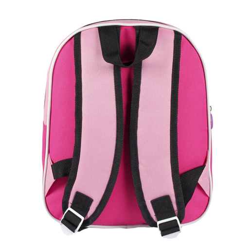 Mochila infantil da Minnie Mouse com estampa em relevo, 25x31x10 cm