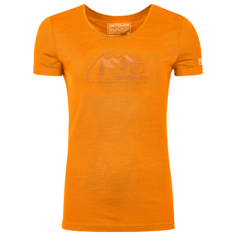 150 Cool Vintage Badge TS - T-shirt en laine mérinos femme