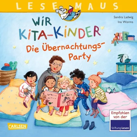 Carlsen Verlag LESEMAUS 166: Wir KiTa-Kinder - Die Übernachtungs-Party