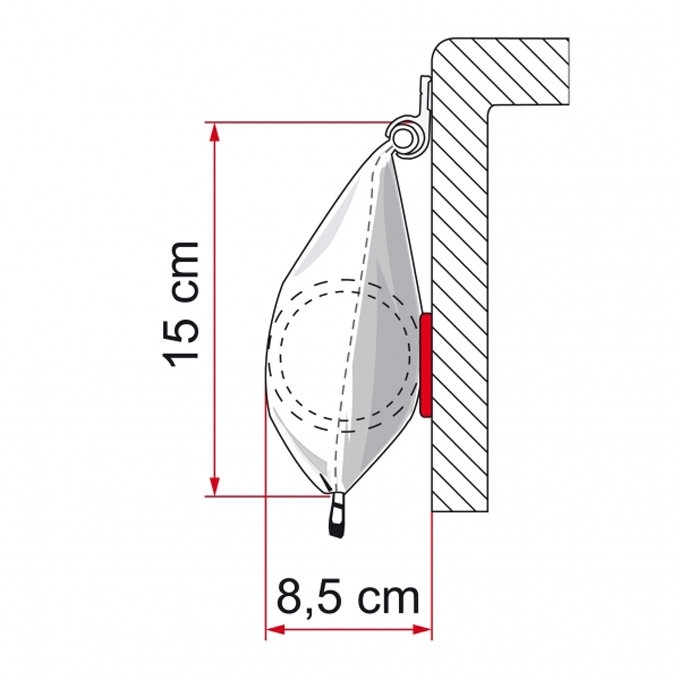 Fiamma Caravanstore 440 Sackmarkise (Länge 440 cm)