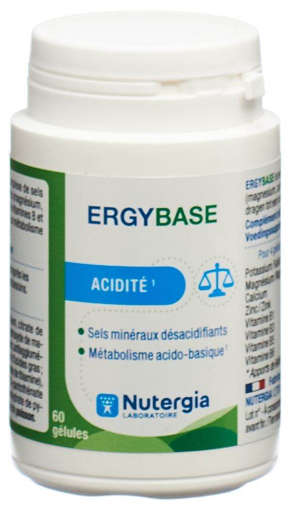NUTERGIA Ergybase Gélules 60 Stk