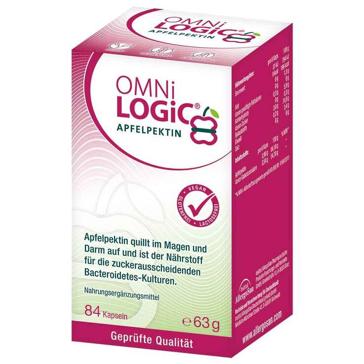 Omni Logic Apfelpektin Kapseln, 84 St