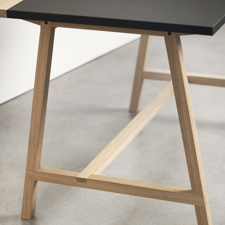 Andersen - Furniture D1 Desk - linoleum Charcoal - 4166 Eg