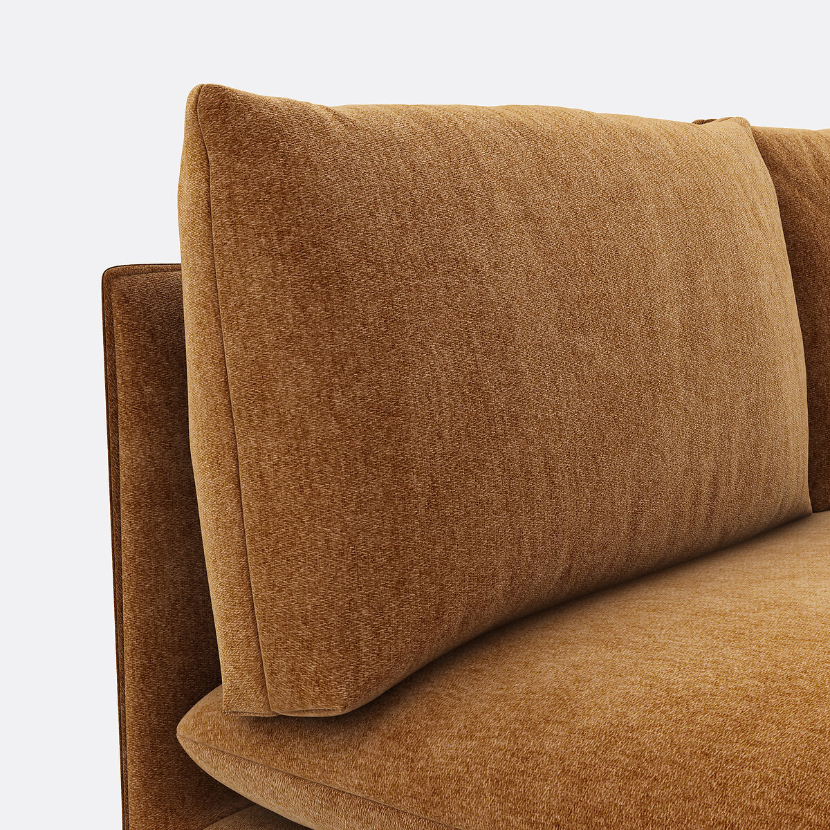 LA REDOUTE INTERIEURS<br>Sofá modular de 2 lugares. poliéster manchado, Malo