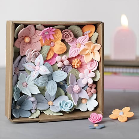 Creativ Company Silk Clay - blomster