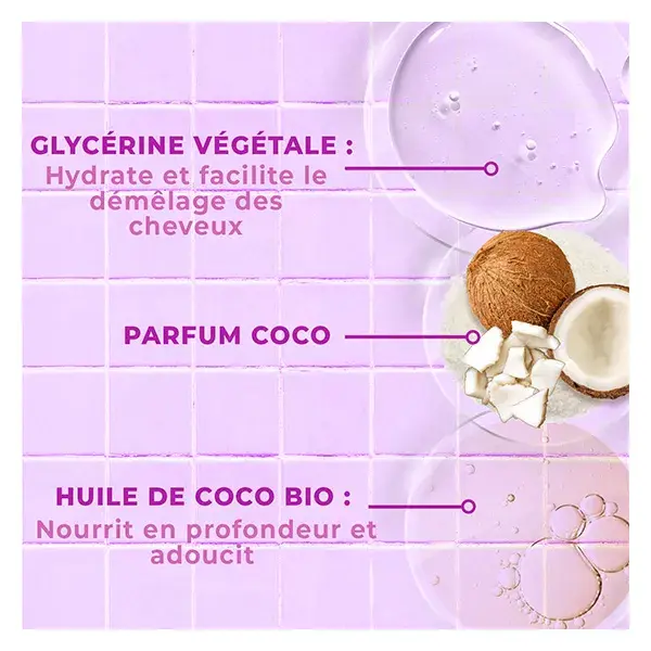 Energie Fruit Cheveux Crème Coiffante Définition Coco 200ml