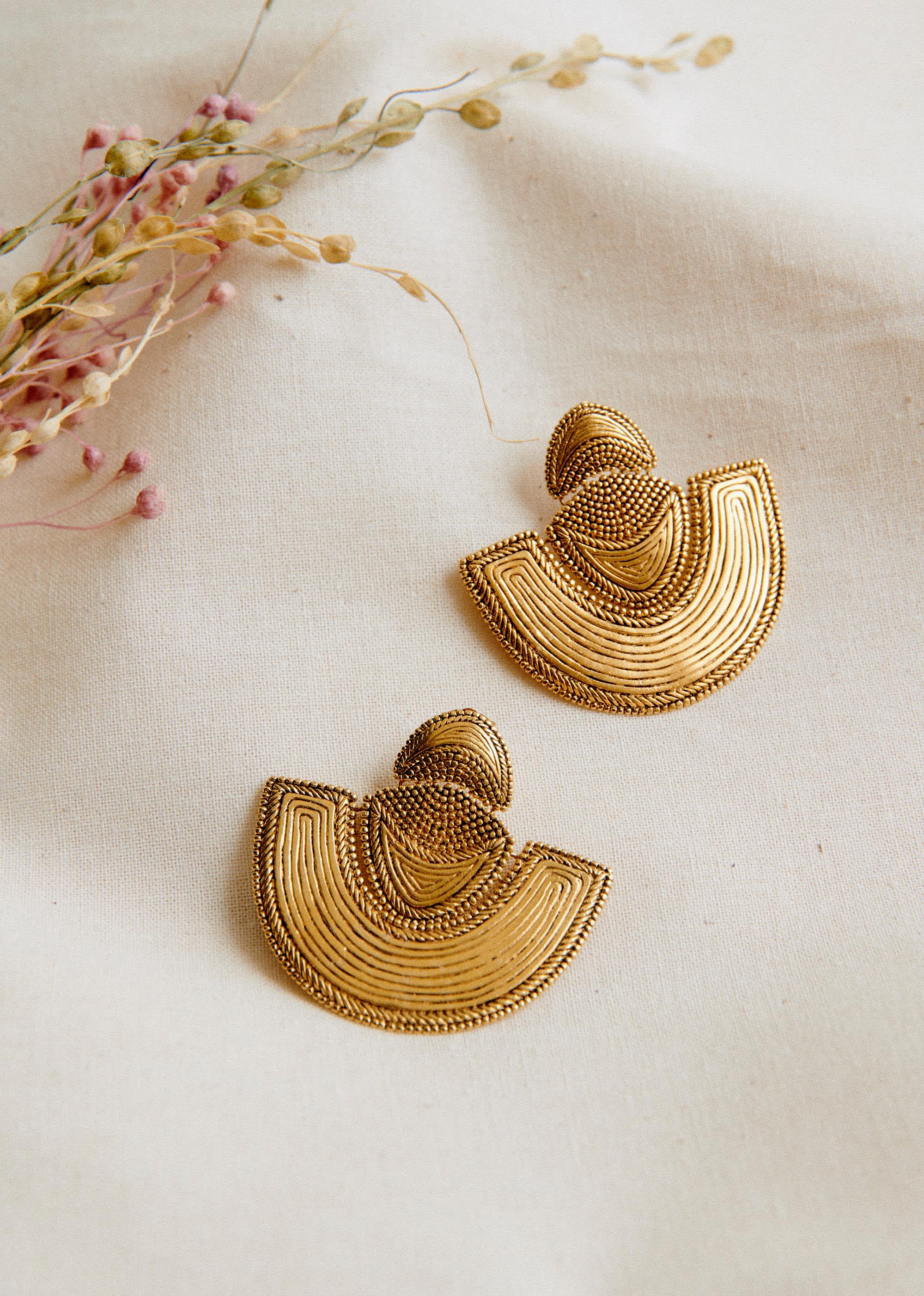 Boucles d'oreilles Meika - Doré. - E-SHOP/BIJOUX Boucles d'Oreilles 5905772