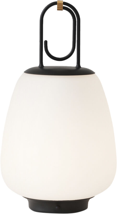 &Tradition Lucca SC51, Black, Outdoor Portable Lamp, Dimmable, Opal Glass/Black Black