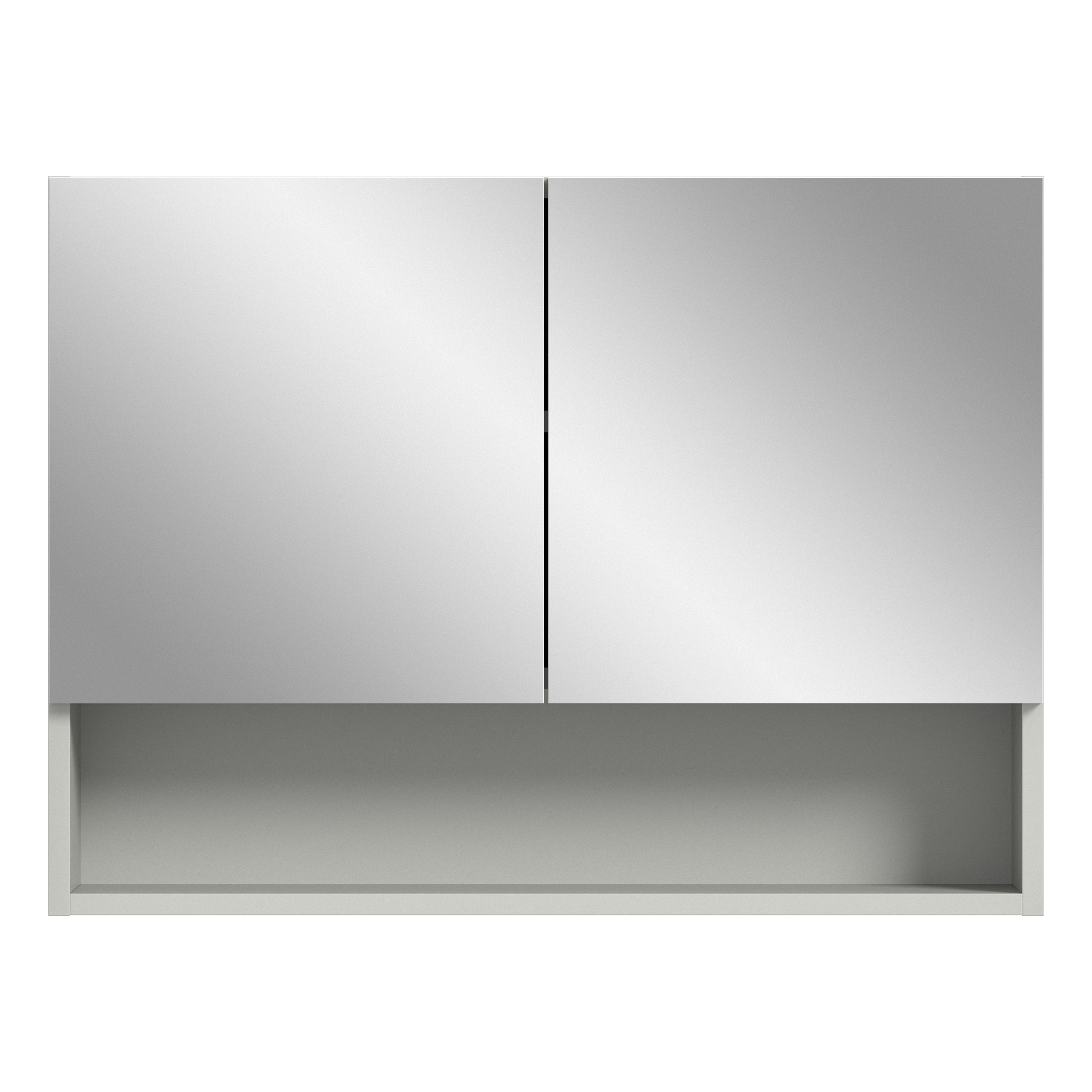 Spiegelschrank COPA - hellgrau - 74 cm