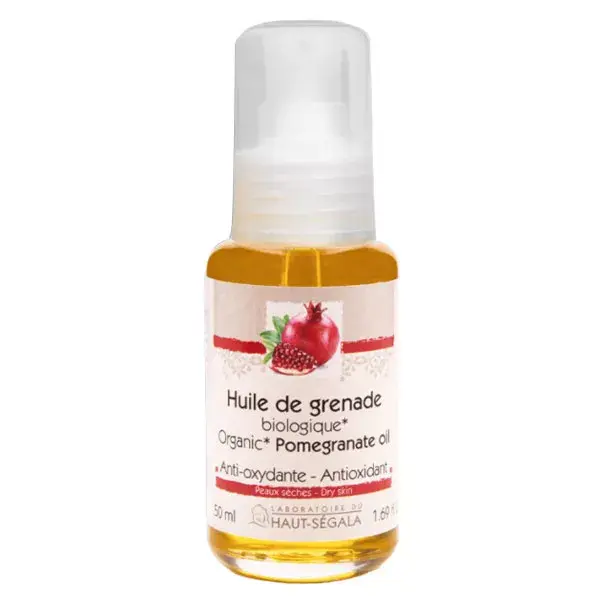 Óleo Vegetal de Romã Antioxidante Orgânico Haut Ségala 50ml