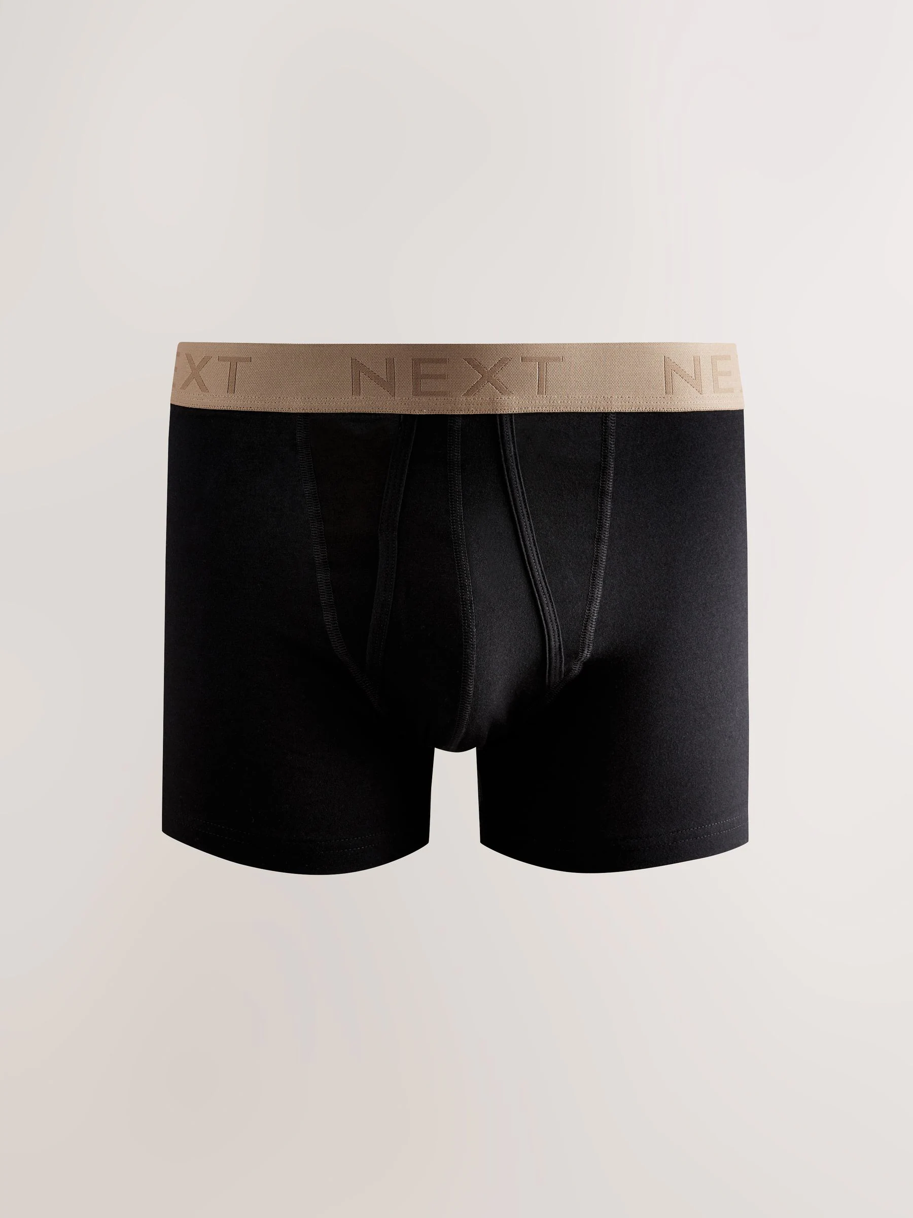 Zwarte neutrale taillebanden - 8 Boxershorts zonder plooi