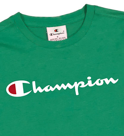 Champion T-Shirt - Grün m. Logo