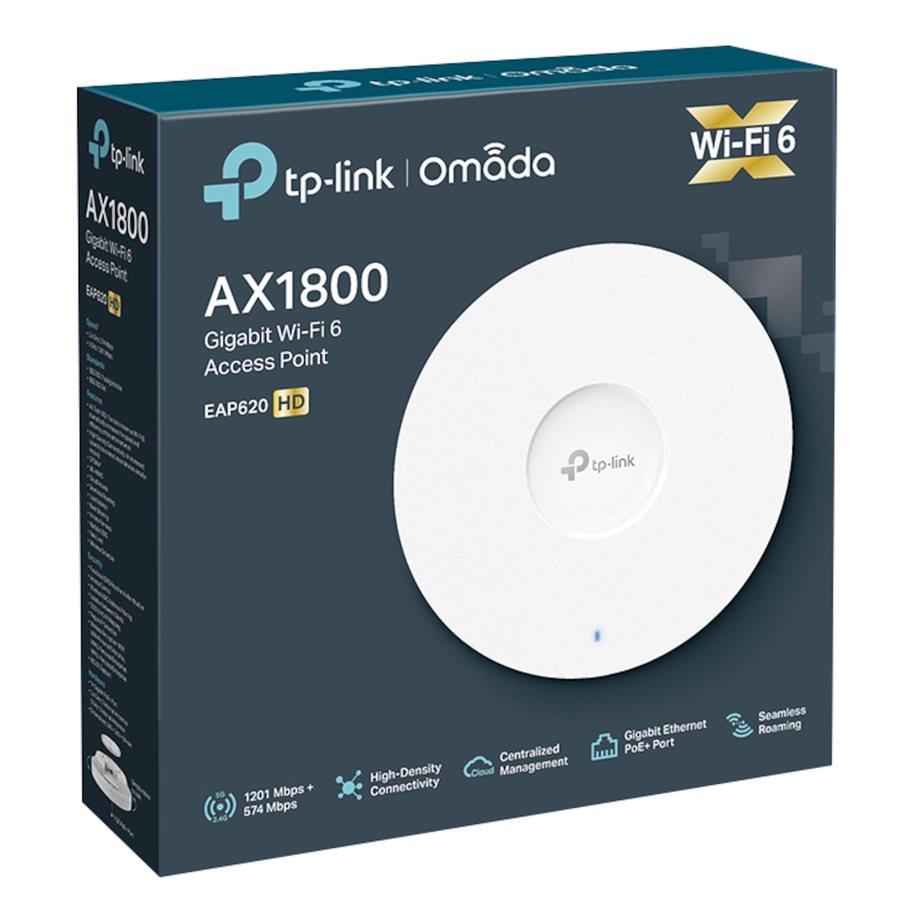 TP-link Omada EAP620 HD Wifi 6 Roaming-aksesspunkt AX1800