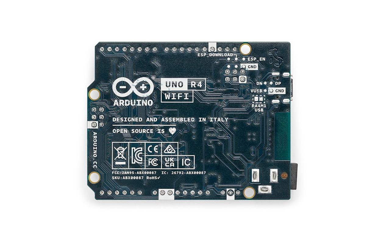 Entwicklerboard Arduino UNO R4 WiFiVielseitiges Arduino Entwicklerboard mit Renesas RA4M1 Microcontroller