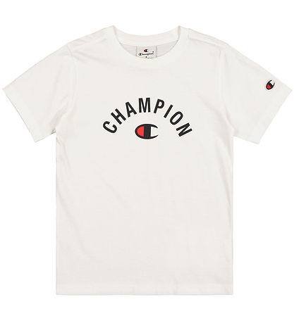 Champion T-Shirt - Weiß m. Logo
