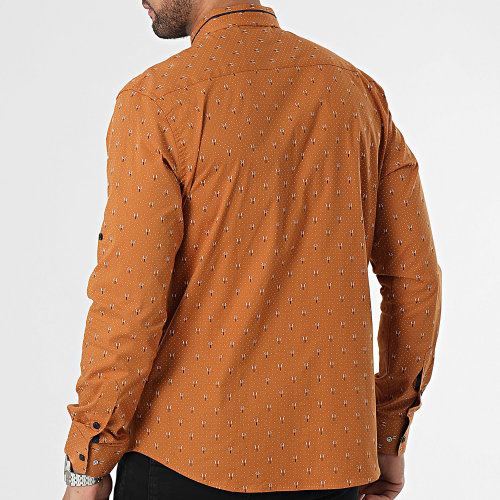 Chemise Manches Longues Camel