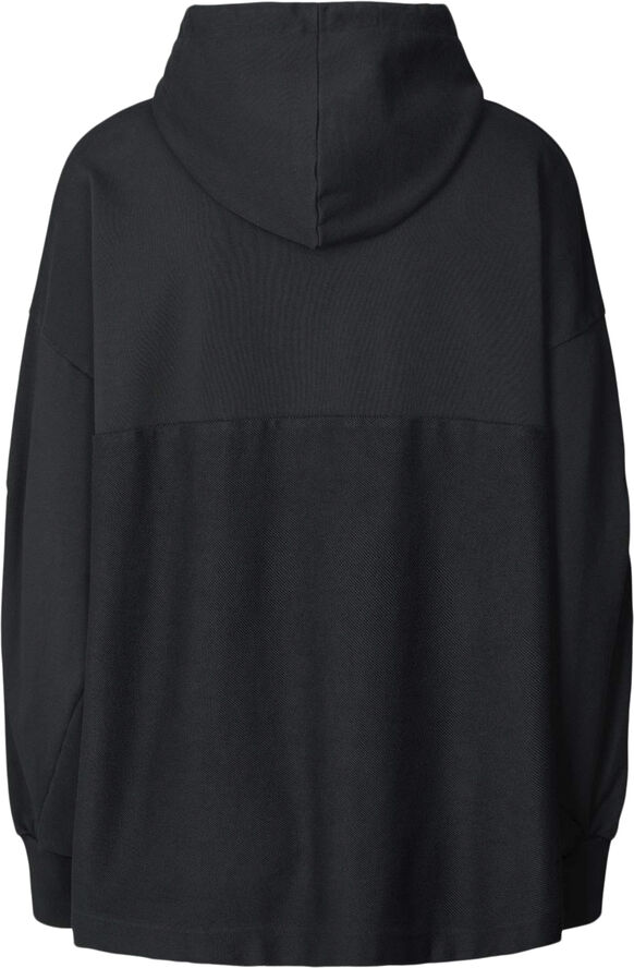 Rabens Saloner Loop back hoodie - Sevilla Oyster