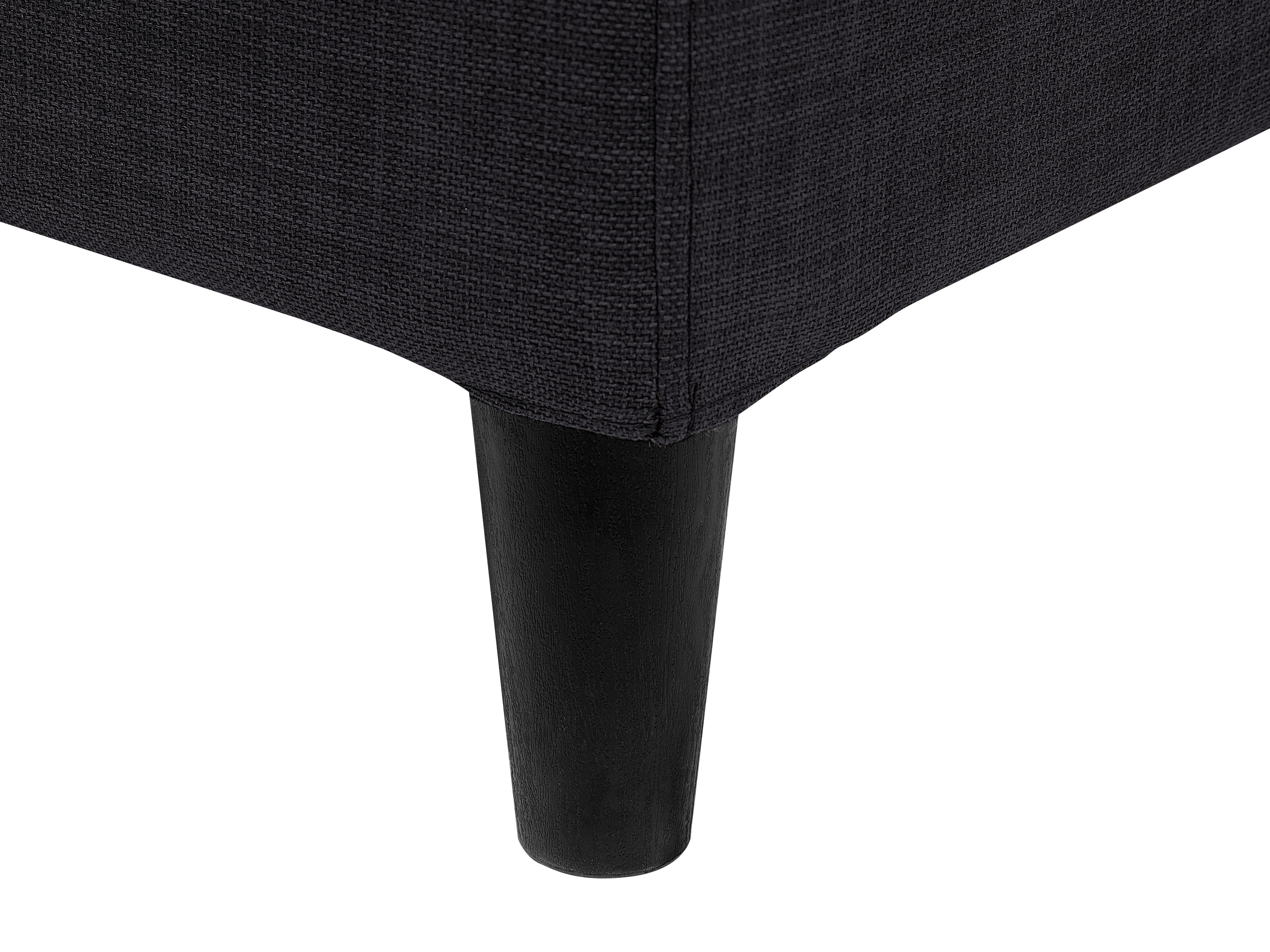 Bedframe hoes FITOU 180 x 200 cm Zwart