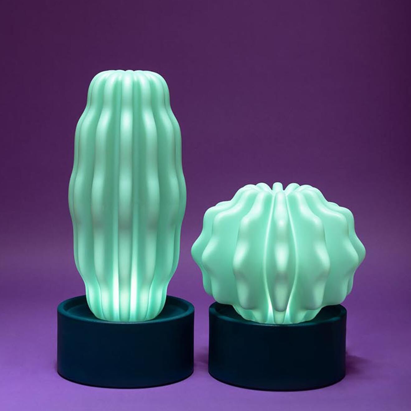 Serralunga Grand cactus lumineux Design par Alessandra Baldereschi marron - 35x38x35 cm