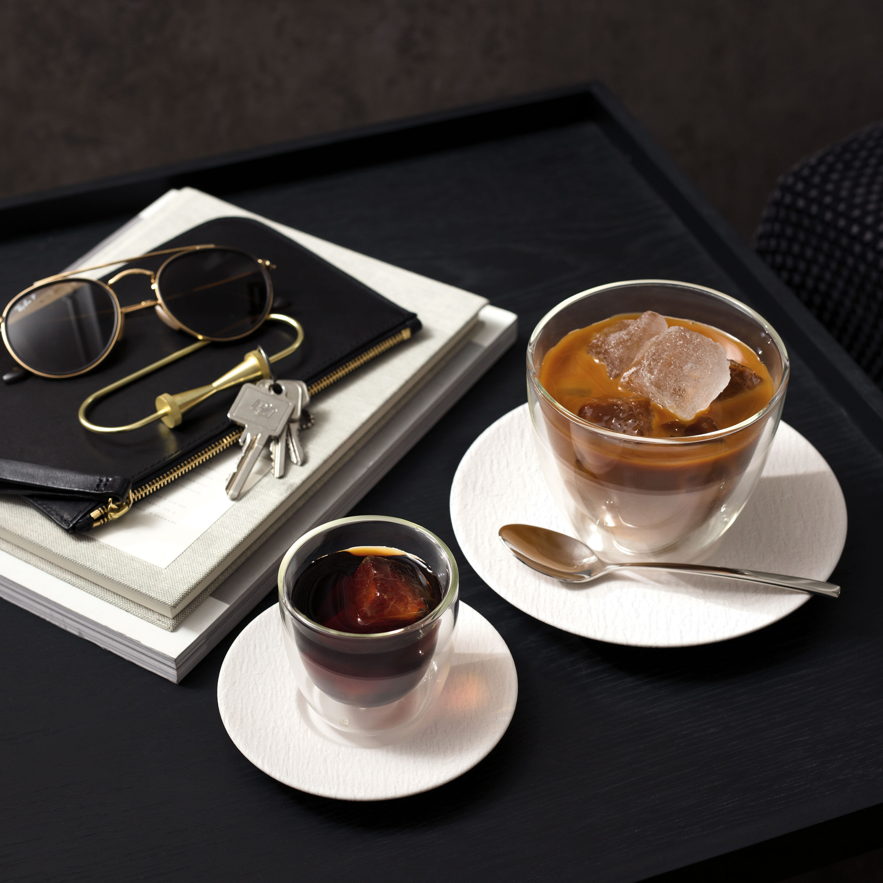 Manufacture Cappuccino cup saucer White, 6.9'', Premium Porcelain