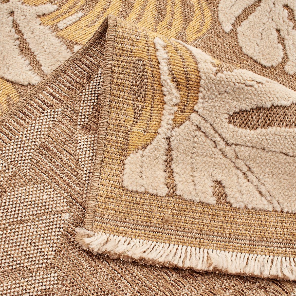 Tapis extérieur jaune 120x170 cm
