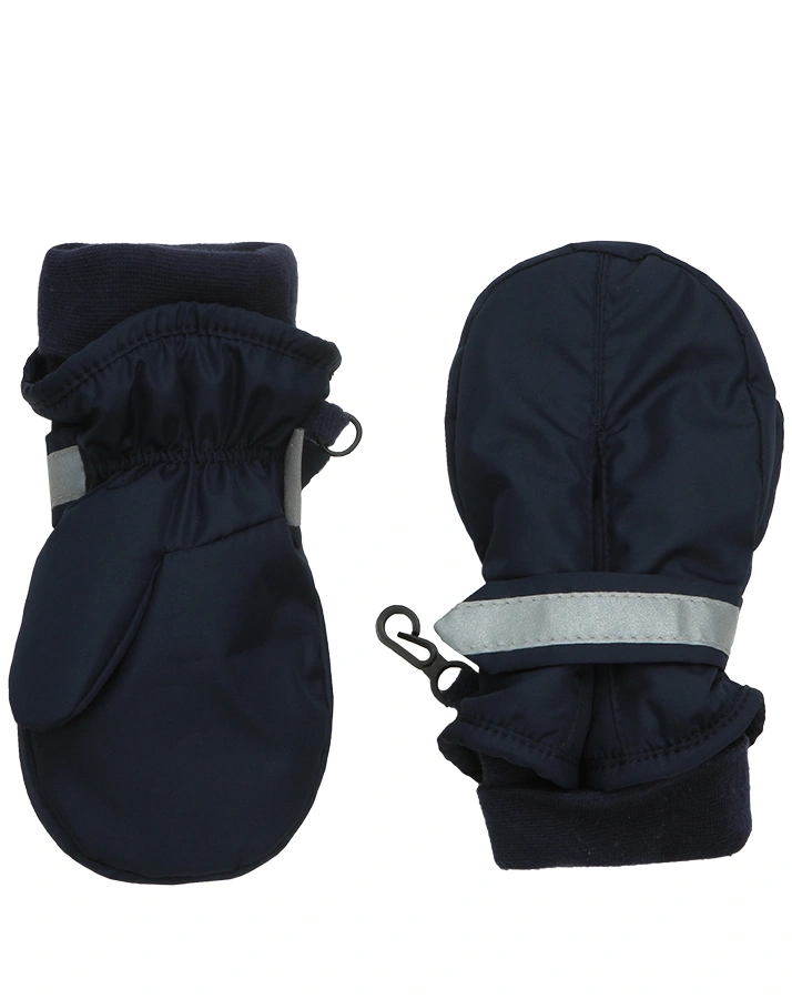 Fäustlinge BASIC mit Klett in dunkelblau