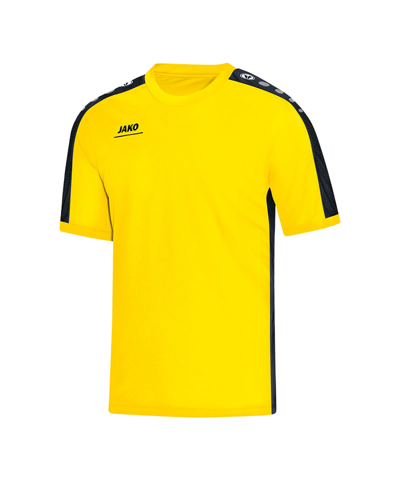 JAKO Striker T-Shirt Kids Gelb Schwarz F03