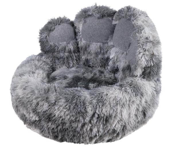 Nobby Komfortbett Paw, rund, grau