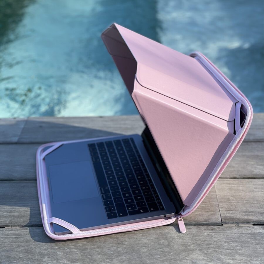 Philbert - Sun Shade & Privacy Sleeve Hemp MacBook - Pink