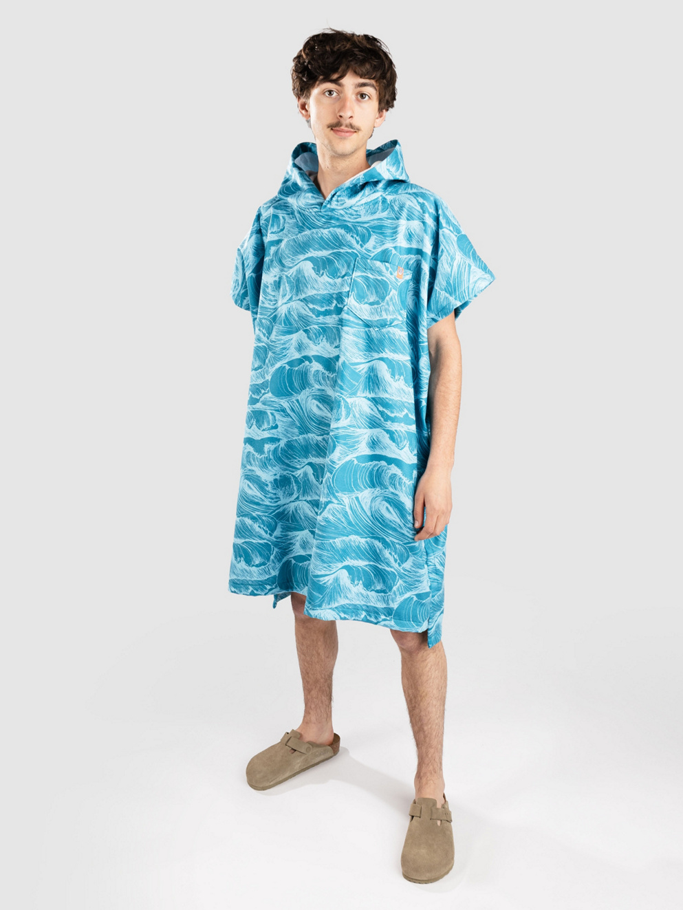 After Ocean Surf Poncho blue