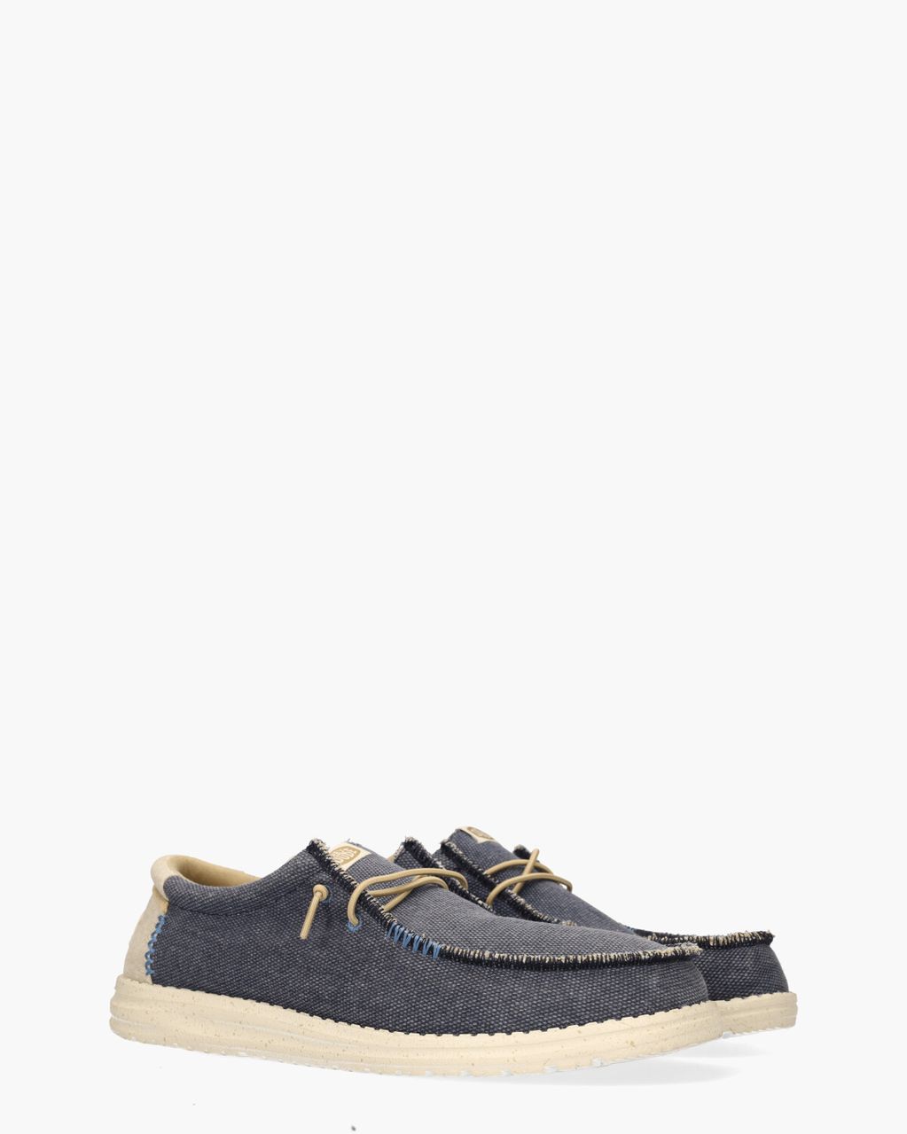 Hey Dude Wally Coastline Jute Jeansblauw Heren Veterschoenen