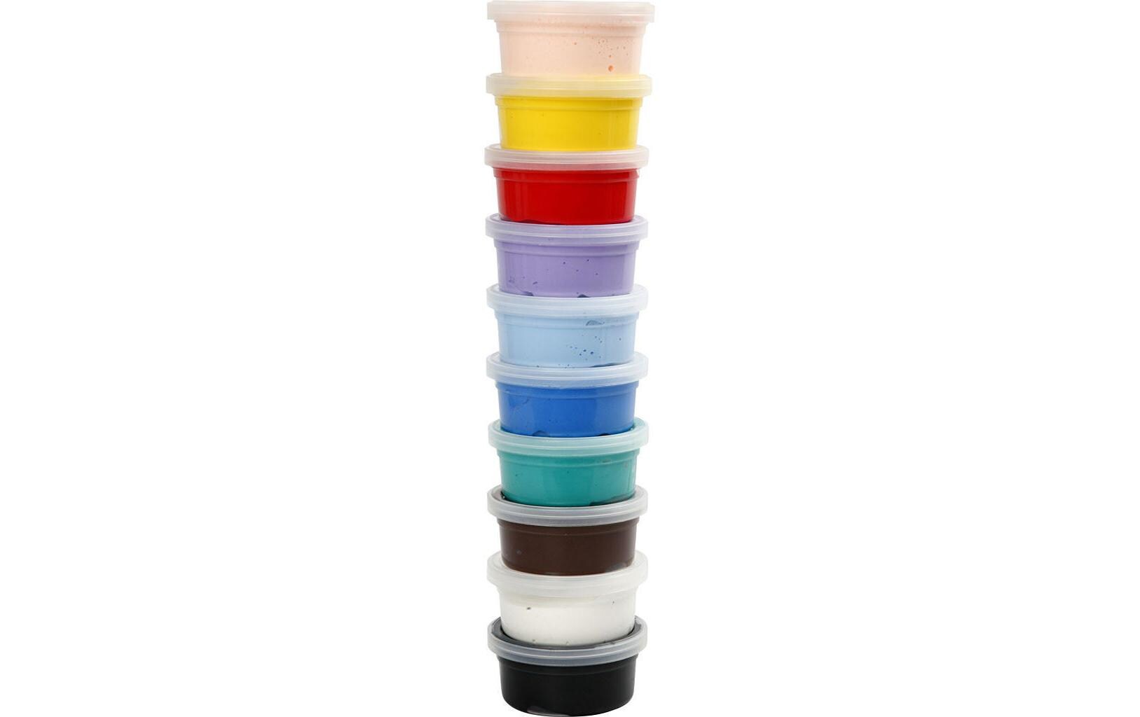 Modellier-Set Silk Clay 10 x 40 g MehrfarbigAufbewahrung Silk Clay