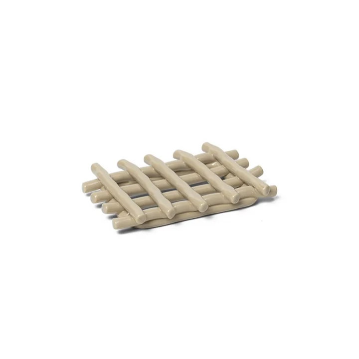 Ferm Living - Ceramic Seifenschale, cashmere