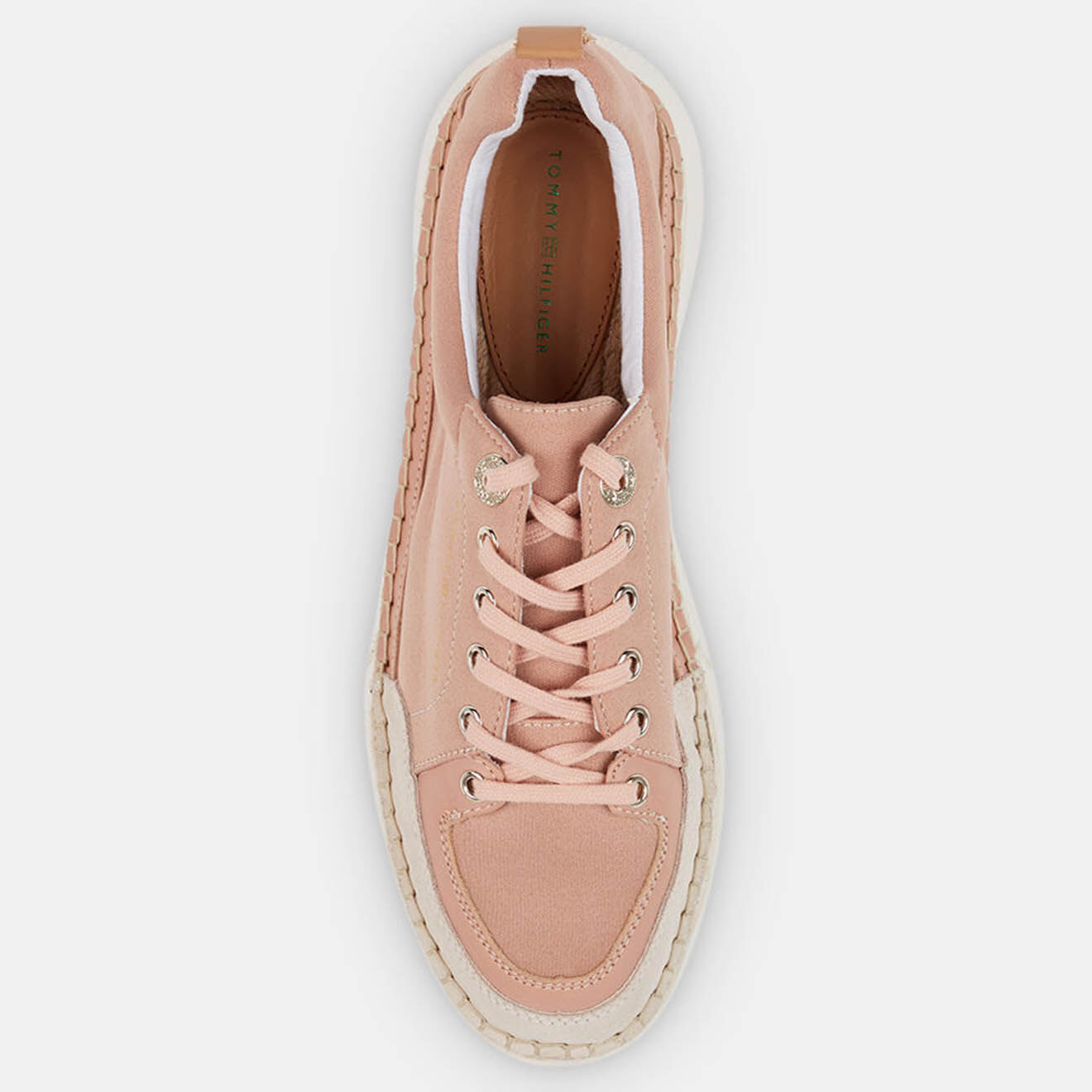 Tommy Hilfiger Baskets espadrilles Sporty Hybrid rose poudré
