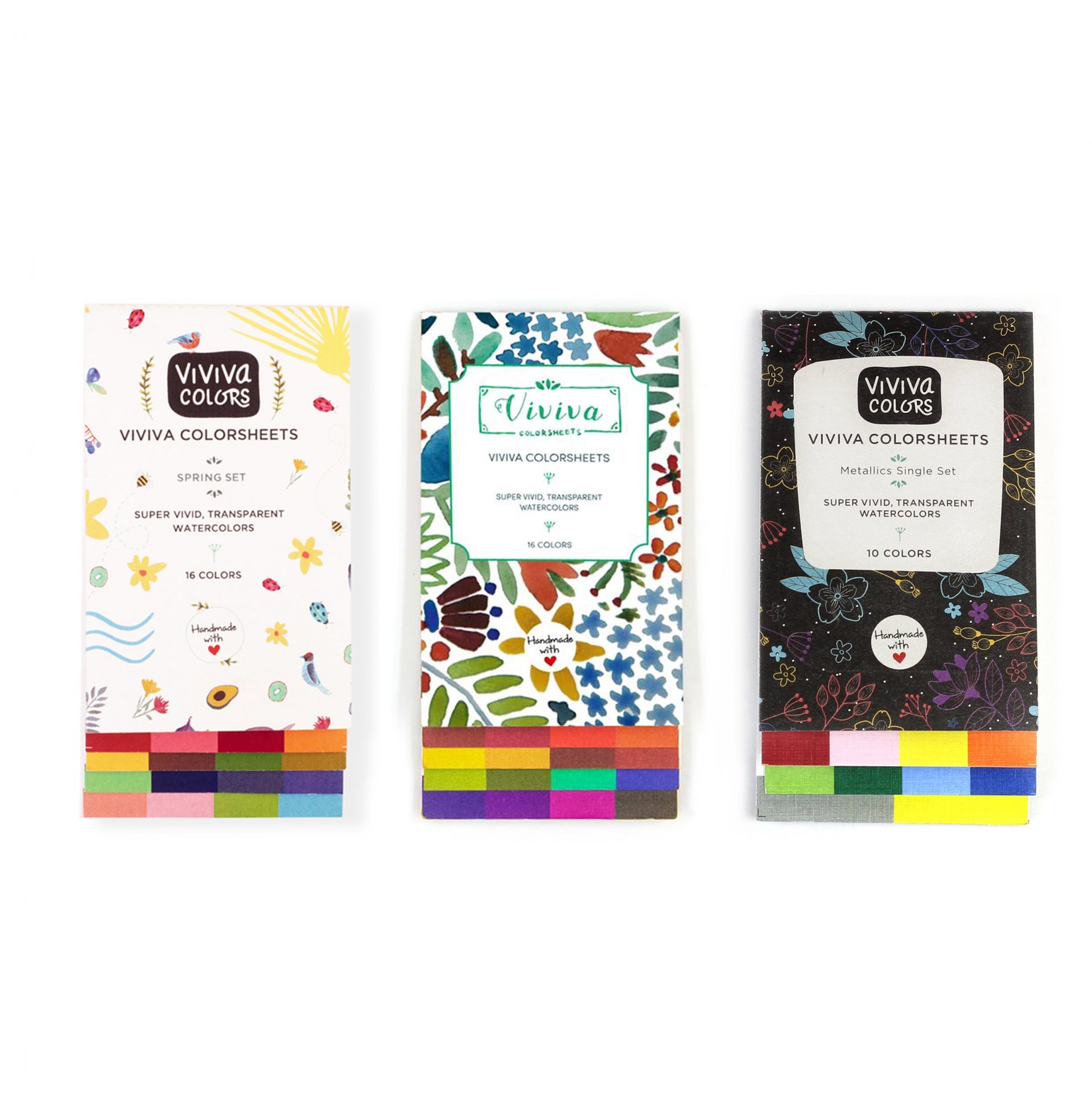 Viviva Aquarellfarbe Colorsheets, Set