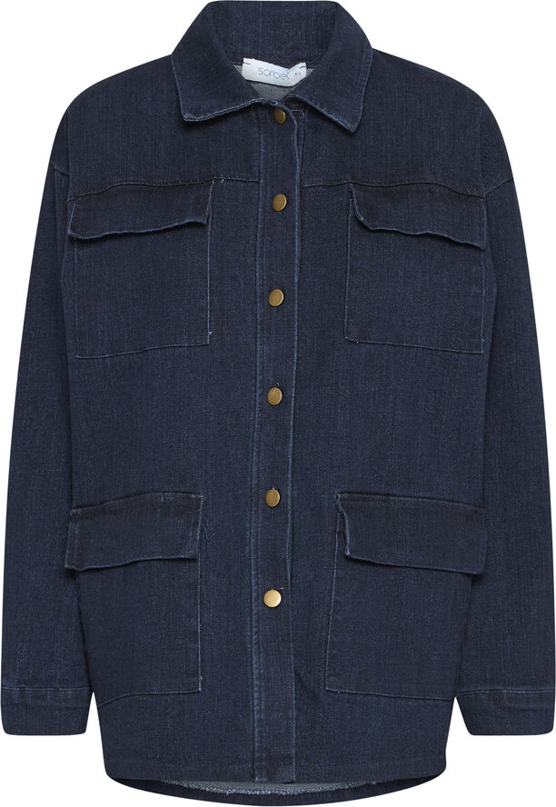 Sorbet SBGUGGA DENIM JACKET Dark denim