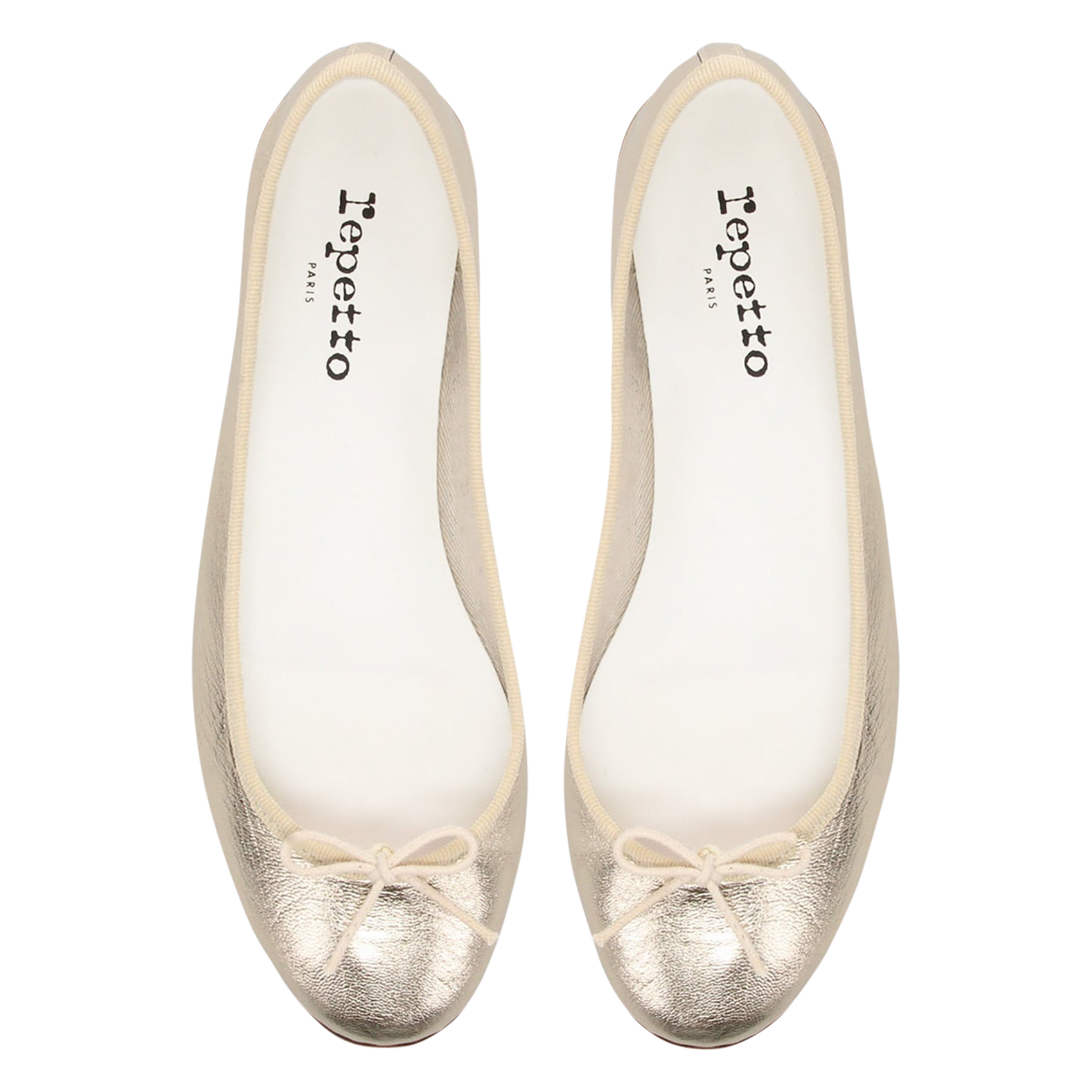 CENDRILLON - Ballerines métallisé en cuir | Doré