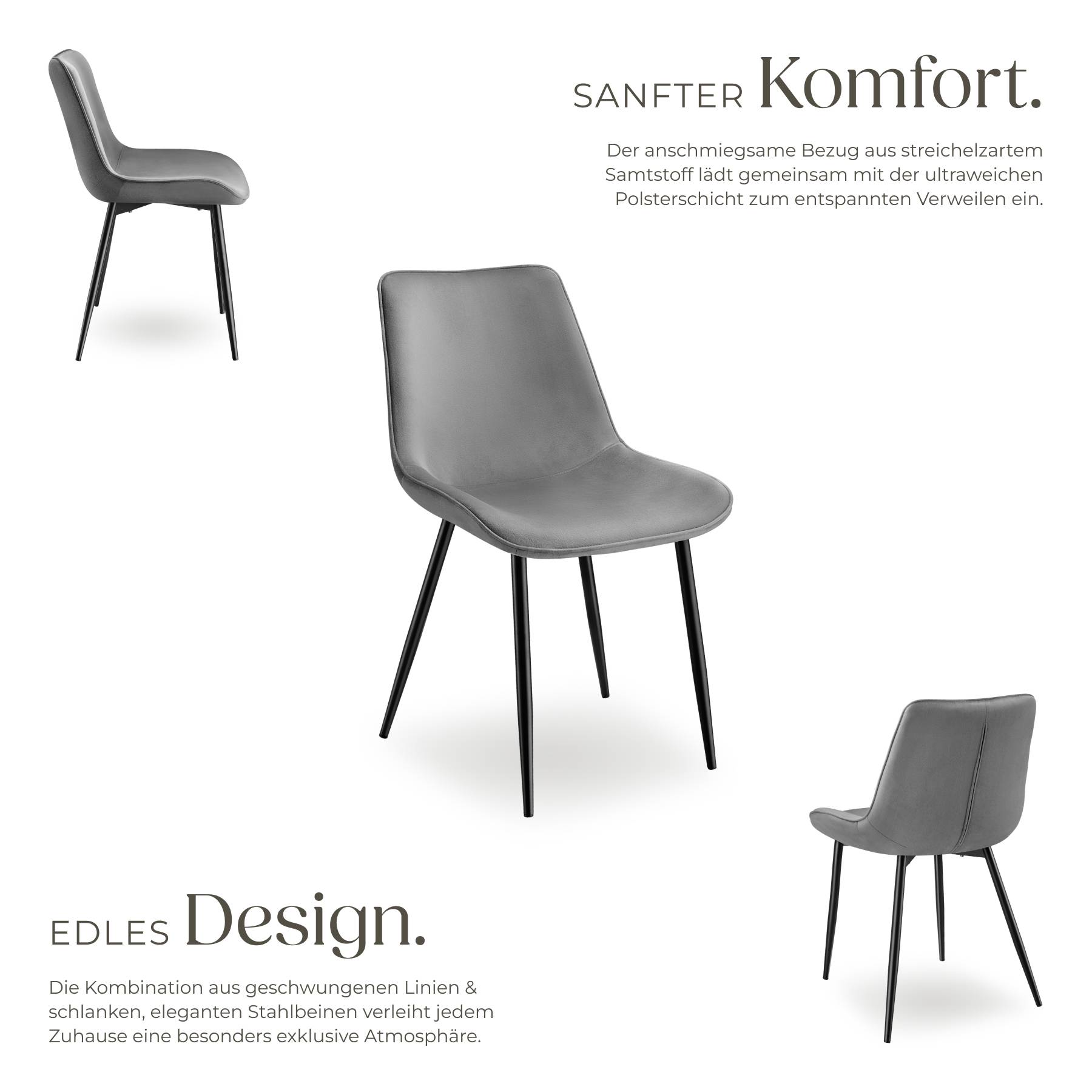 Set Stuhl Monroe