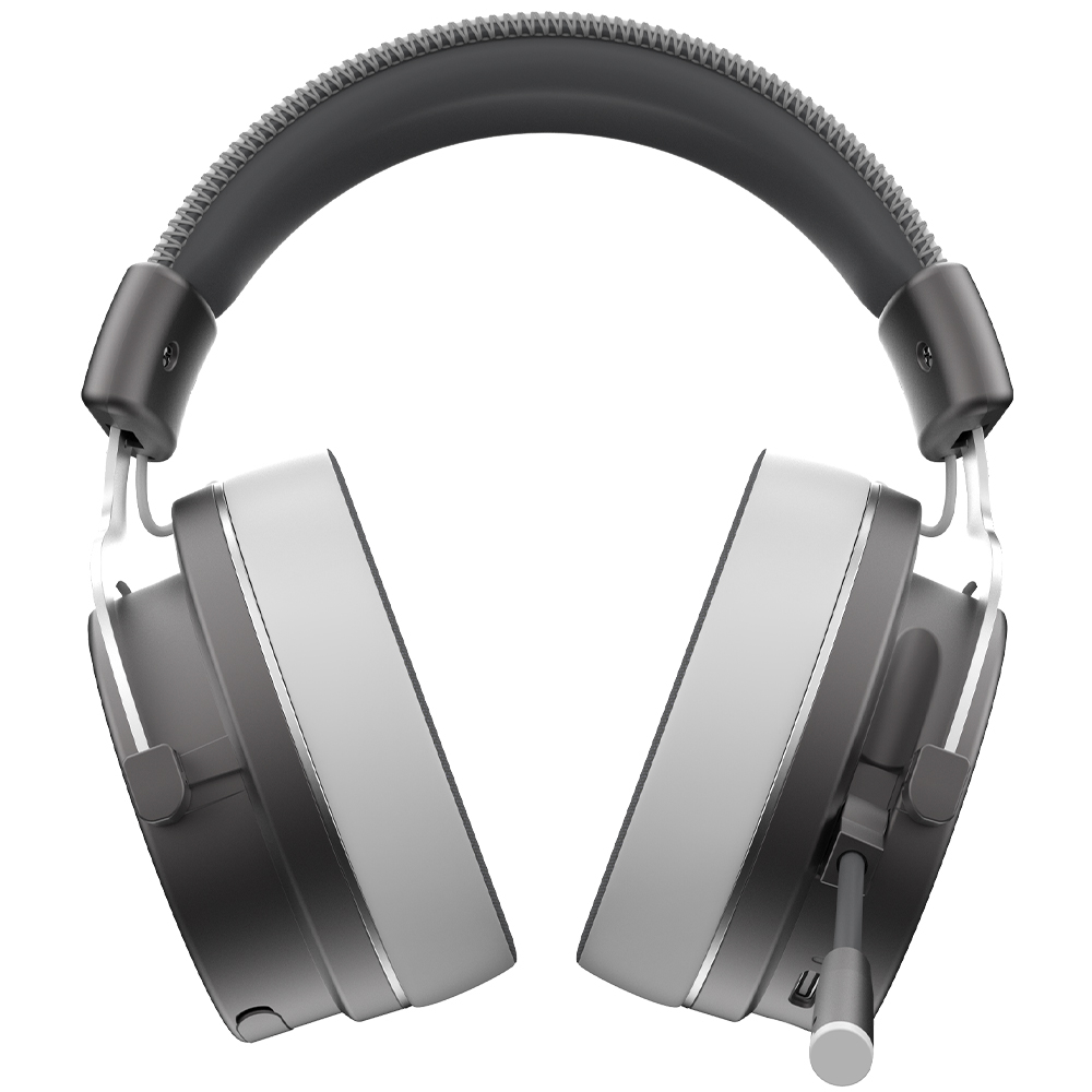 One VEXO 2.4GHz / Bluetooth Over-Ear Gaming Kopfhörer Headset mit Mikrofon (DPO_VEXO_WL ESS_GREY) - Grau