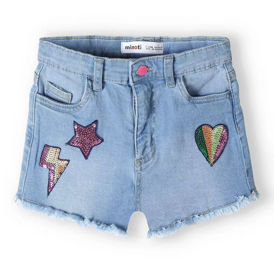 MINOTI Jeansshorts Denim-Blau