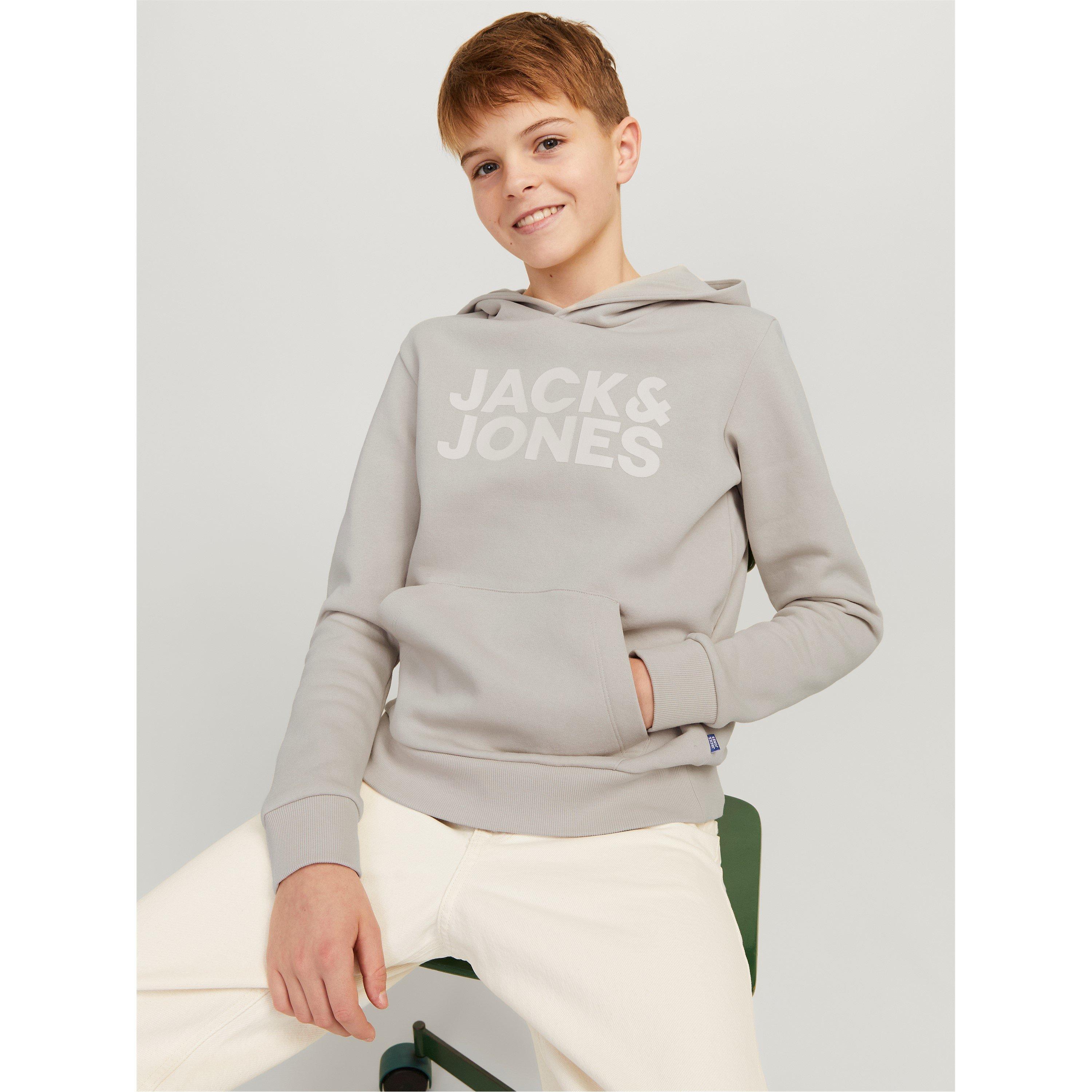 Jack and Jones Corp Logo Hoodie Junior Boys