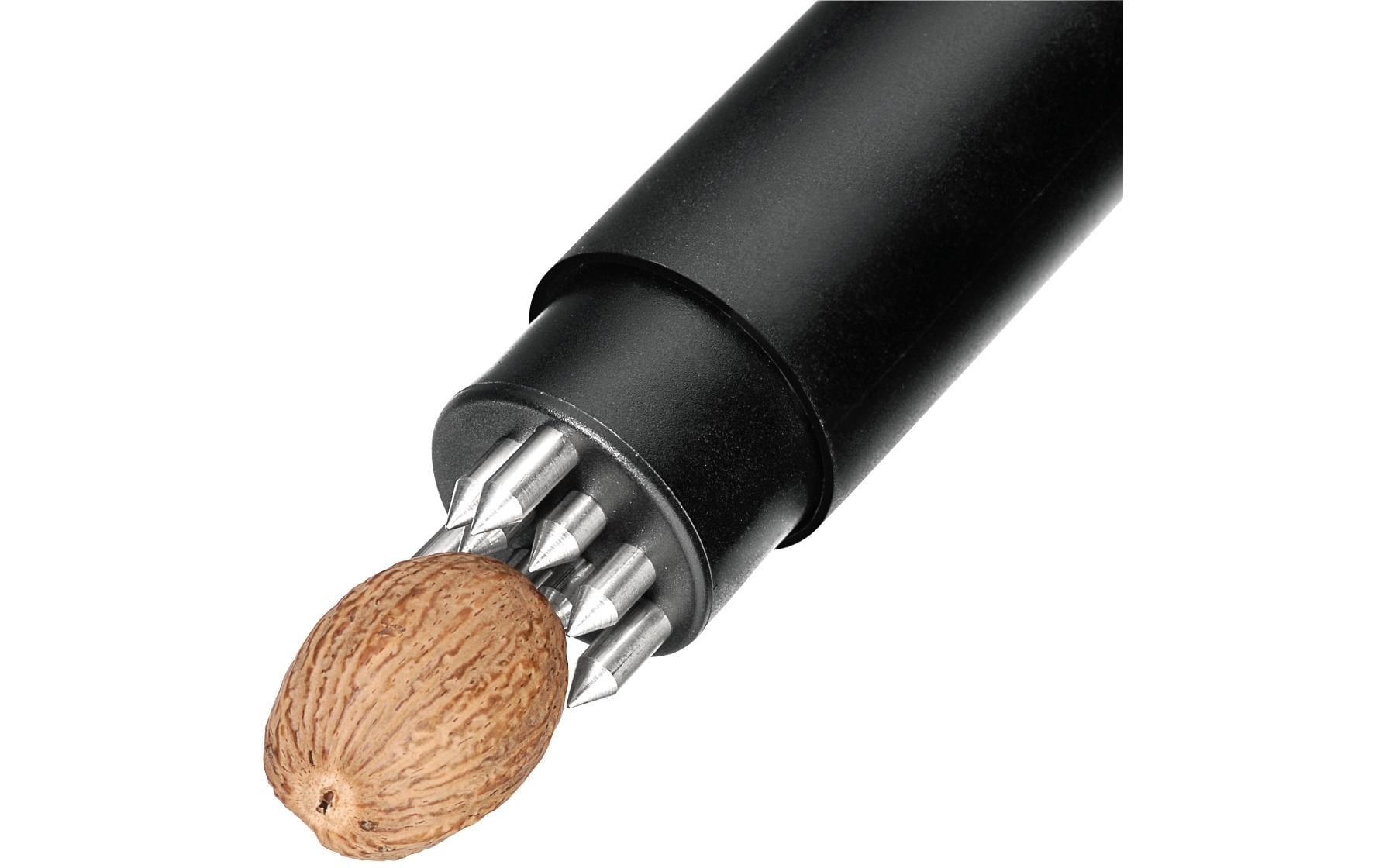 Muskatmühle Top Tools 16.5 cm, Schwarz/SilberMuskatmühle