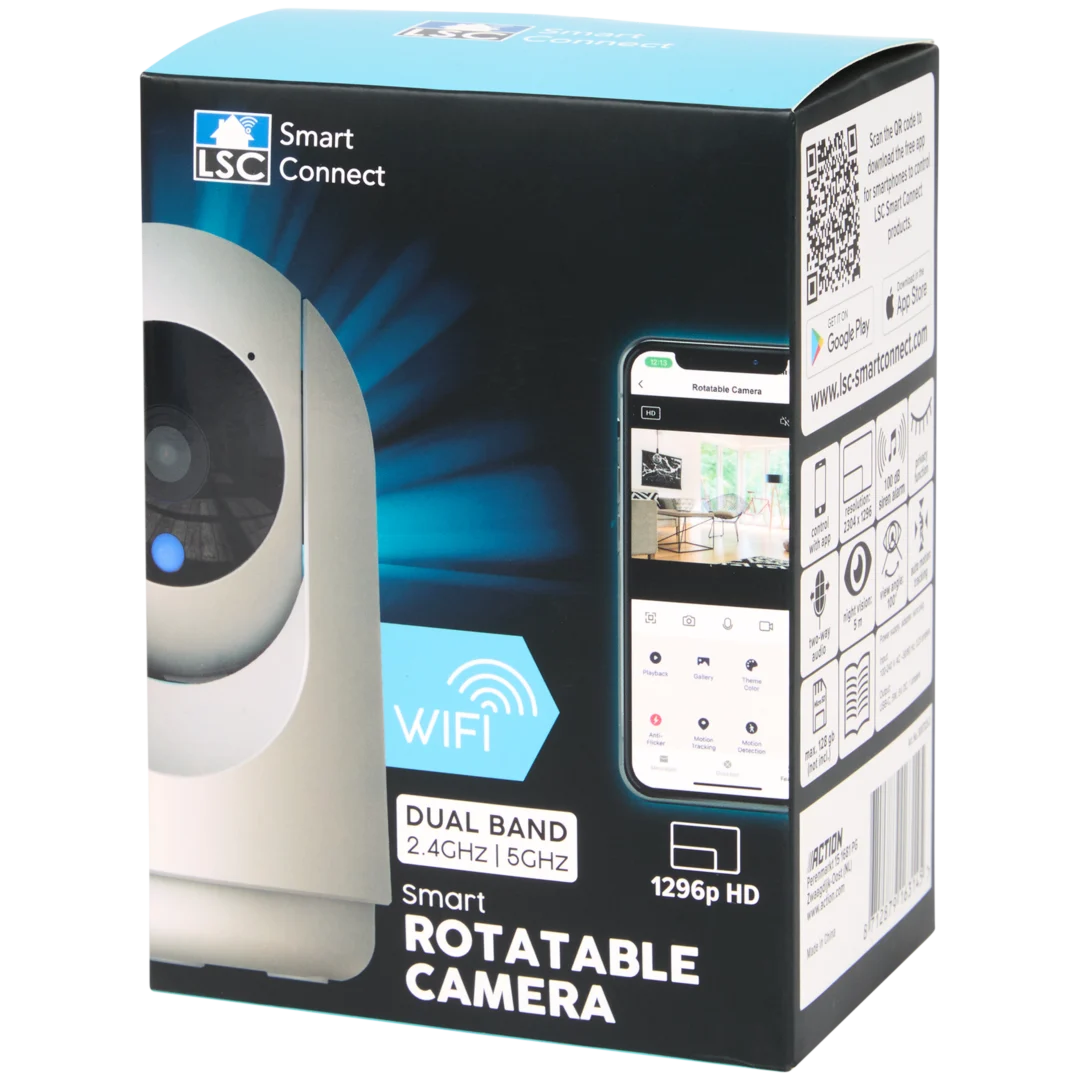 LSC Smart Connect draaibare camera 1296p HD