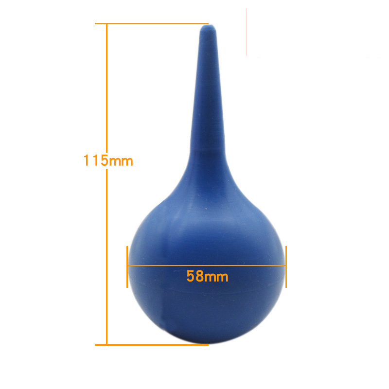 Silikon Ohrenreiniger Ballon Spritze Wiederverwendbarer Ohrenschmalz Entferner - Blau