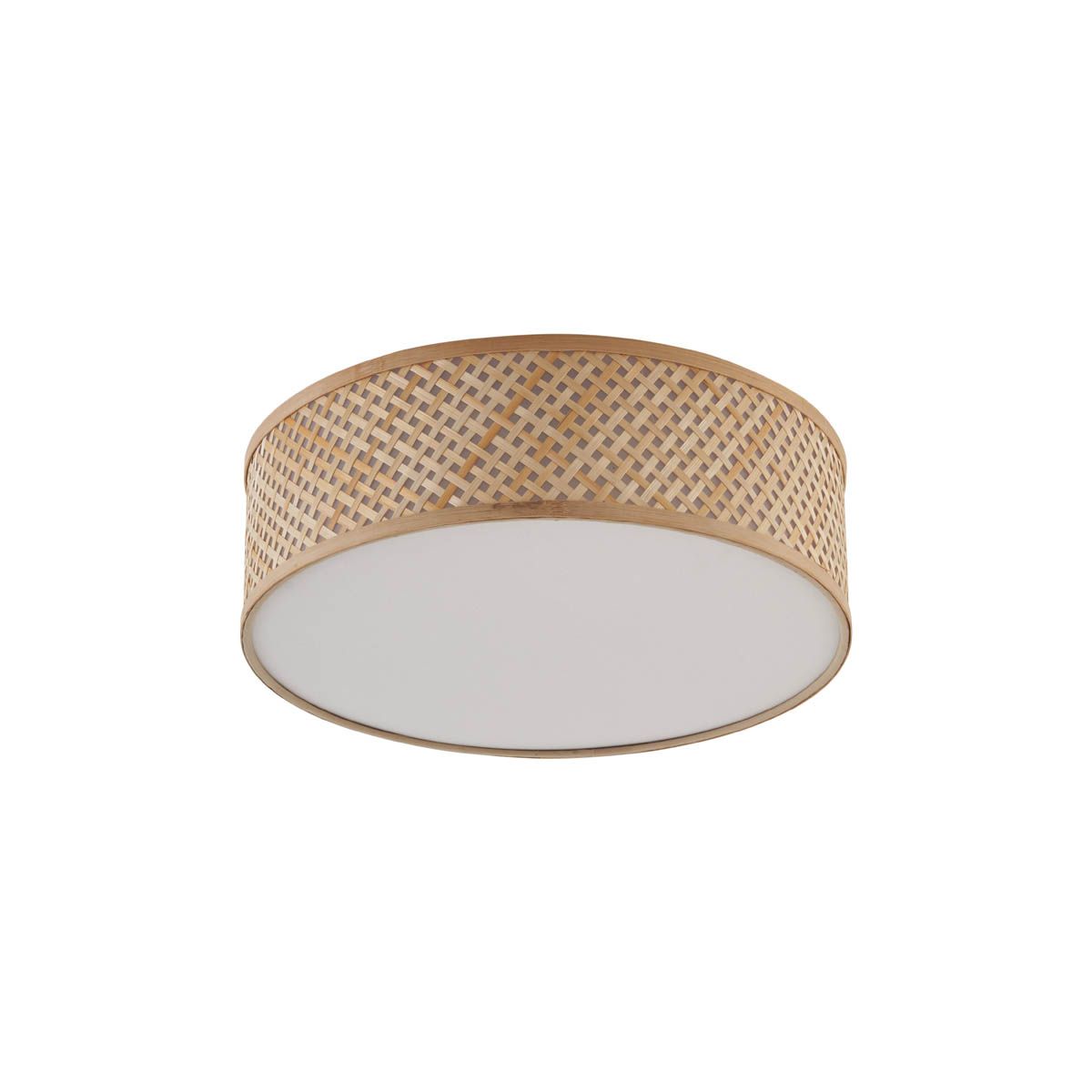Oosterse plafondlamp bamboe naturel 40cm - Tremmo