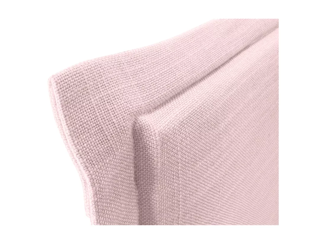 DHOME Tête de lit en velours lisse avec trois panneaux 160x50cm Lits 150/160 - Marron
