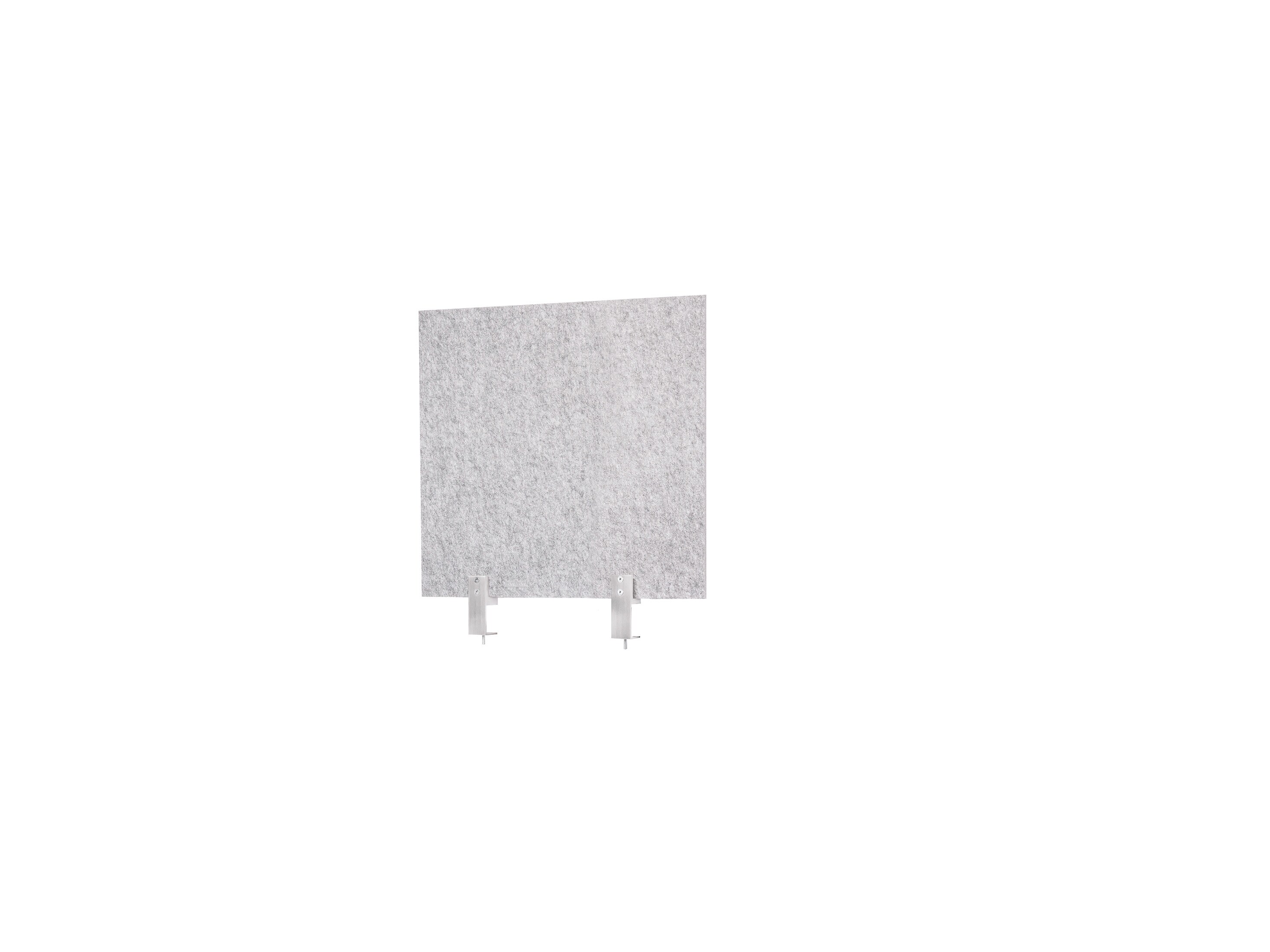 Schreibtisch-Set desktopz Klemme Farbe: lichtgrau, Größe: 50x50x1cm